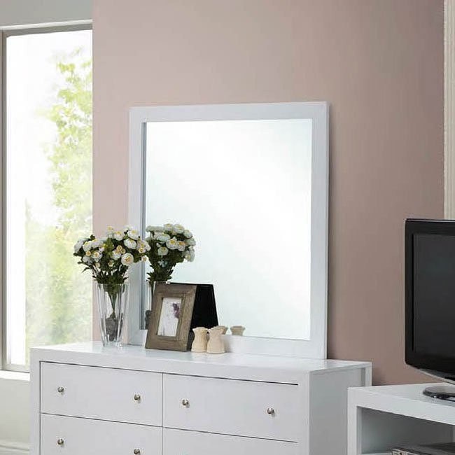 Burlington White Mirror