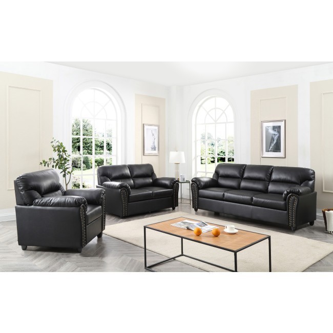 Olney Black Living Room Set
