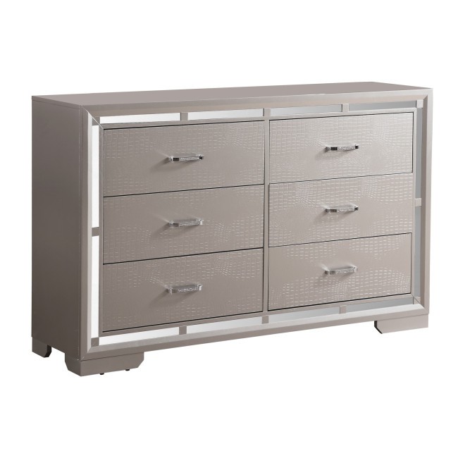 Alana Silver Champagne Dresser