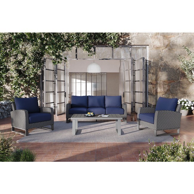 Fiji Blue Outdoor Seating Set