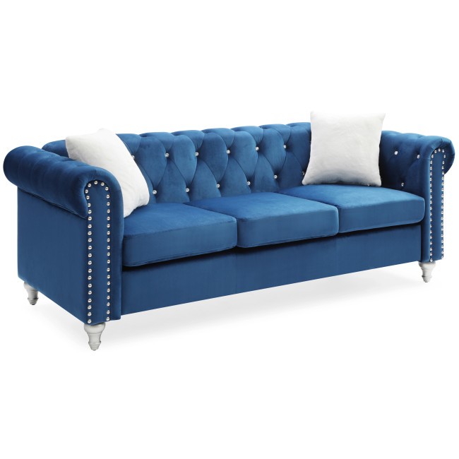 Raisa Navy Blue Sofa