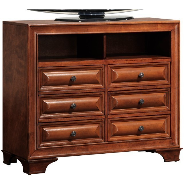 LaVita Cappuccino TV Media Chest
