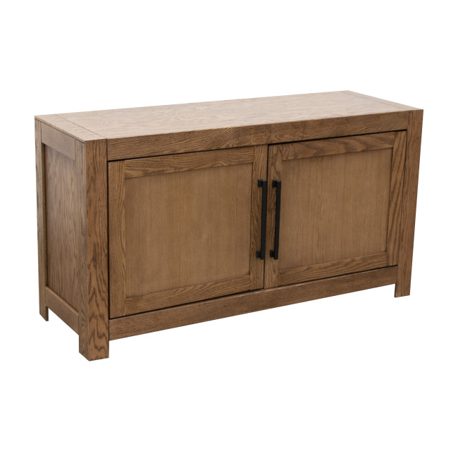 Harbor Bourbon Oak 2-Door Cabinet