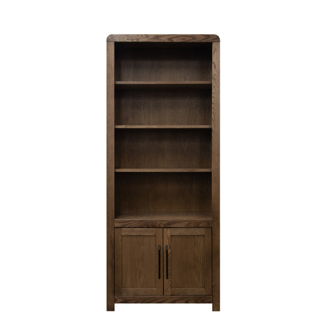 Haven Bourbon Oak 72-inches 2-Door Display Case