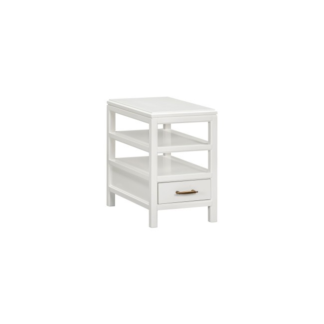 Alexander White Chairside Table
