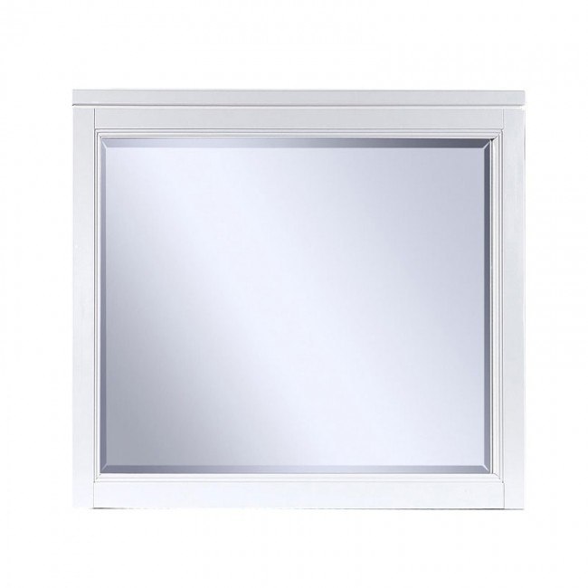 Hyde Park Landscape Mirror (White Paint)