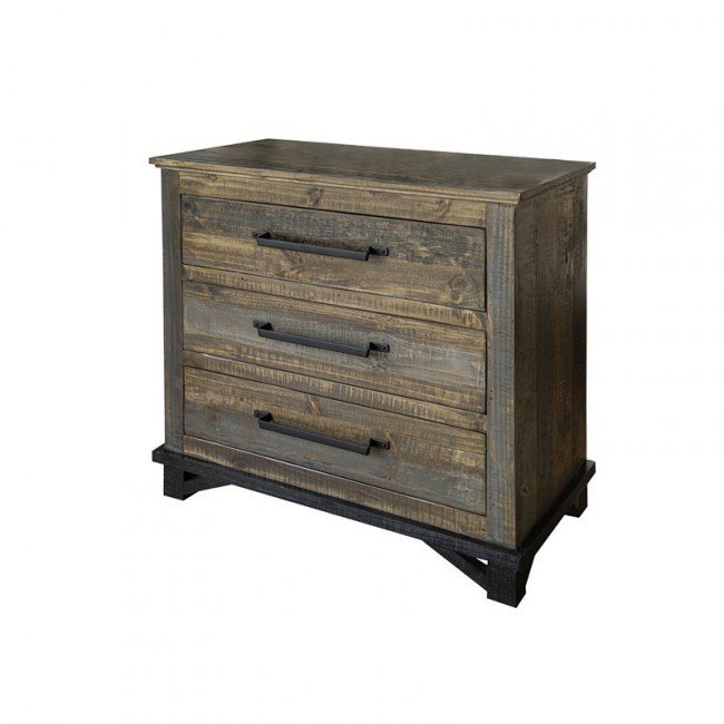 Loft Brown Small Drawer Chest IFD Furniture