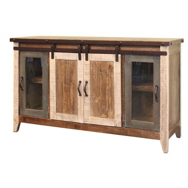 Antique Barn Door 60 Inch TV Stand