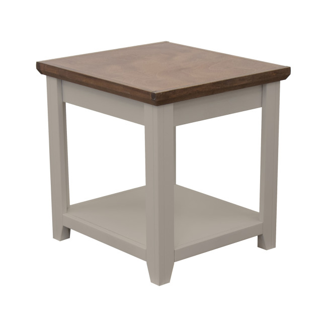 Ithaca Sandstone and Bourbon End Table
