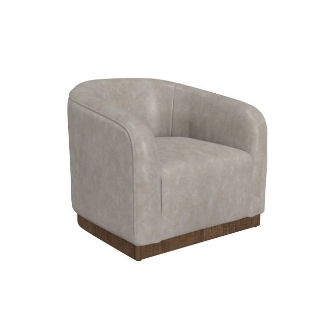 Suomi Armchair (Ivory Faux Leather)