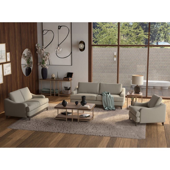 Alfa Living Room Set (Almond)
