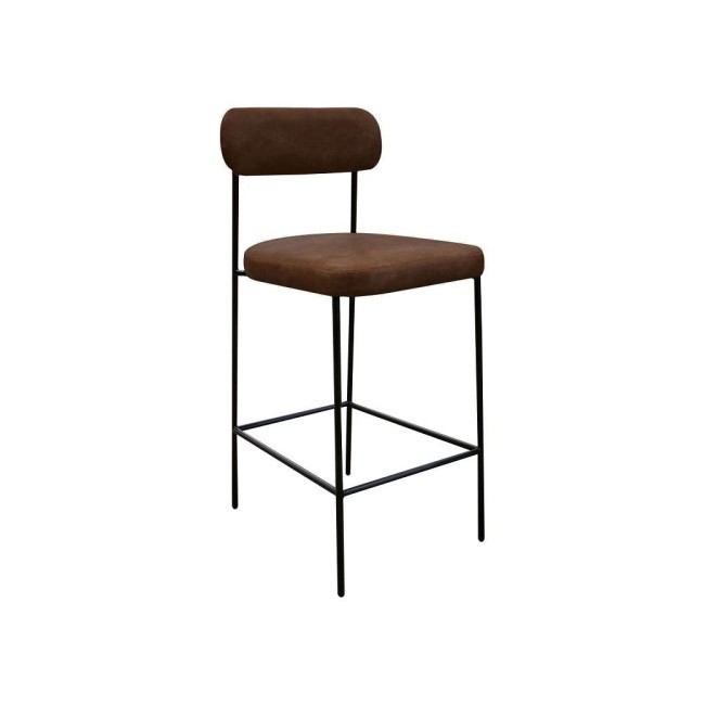 801 Series 30 Inch Upholstered Barstool (Hickory)