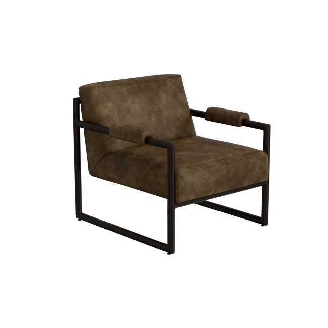 Galena Armchair (Dark Brown)