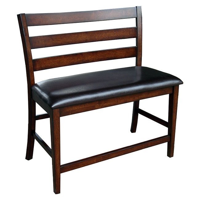 Kona Ladder Back Counter Height Bench