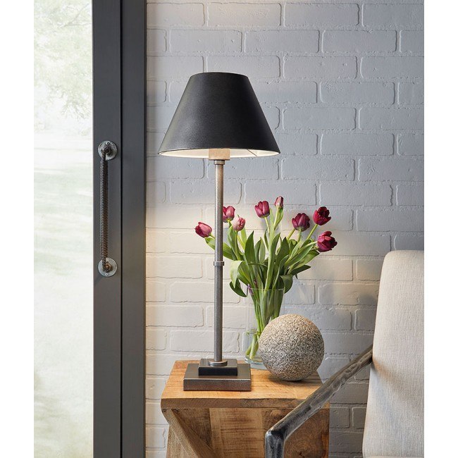 Mid century buffet lamps hot sale