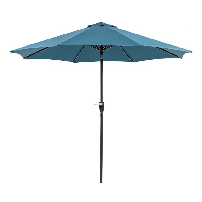 Soli Blue Outdoor Tilt Umbrella