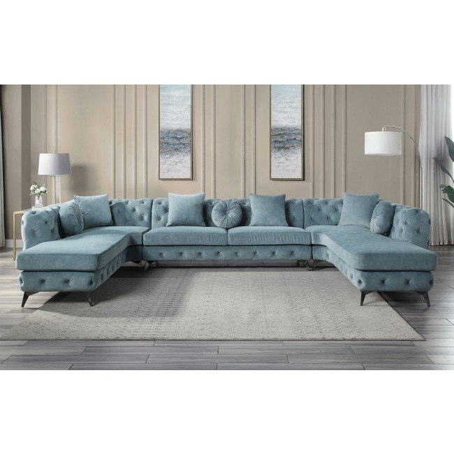 Atronia Sectional (Deep Green)