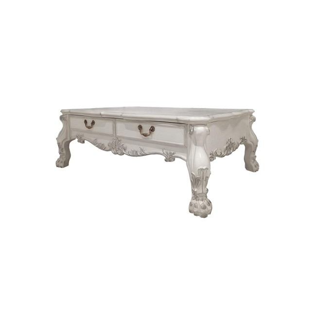 Dresden Bone White Coffee Table