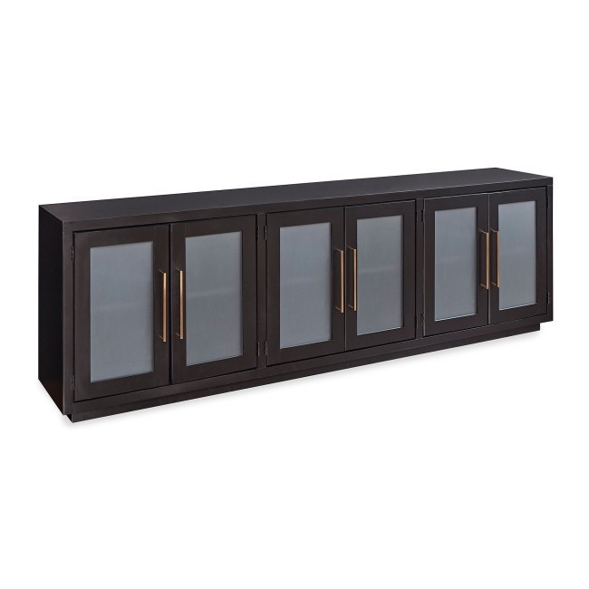 Perry 97 Inch Console w/ 6 Doors (Black)