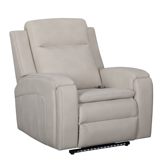 Armstrong Buffy Cream Power Recliner w/ Heat, Massage and Auto-Glide