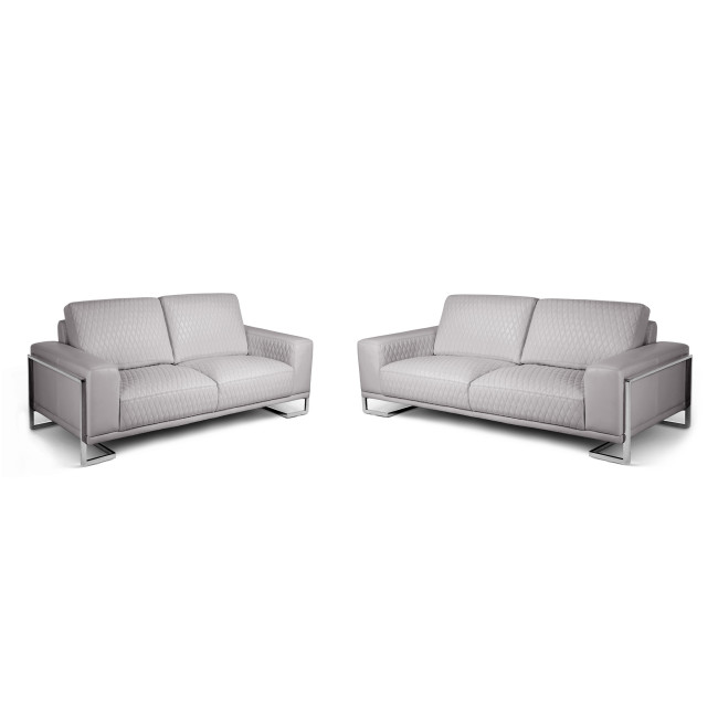 Mia Bella Gianna Light Gray Living Room Set