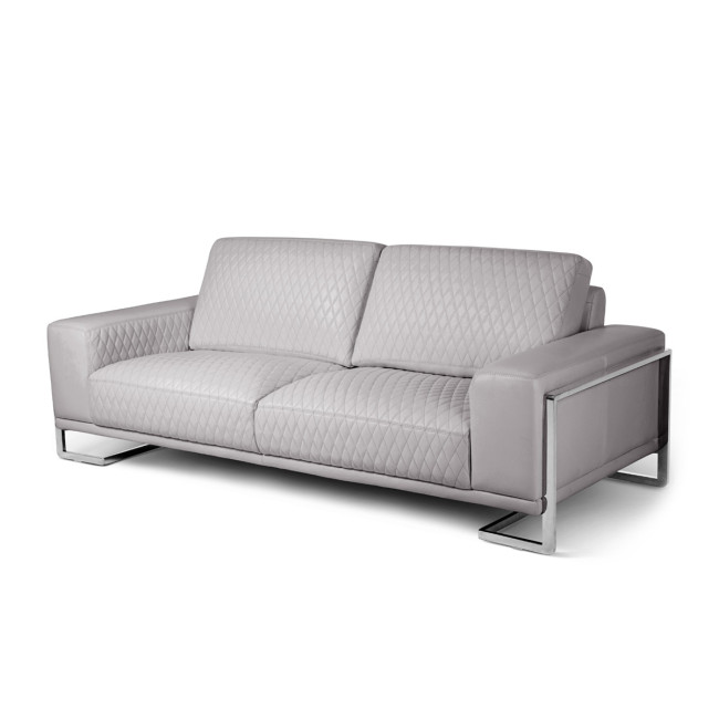 Mia Bella Gianna Light Gray Sofa