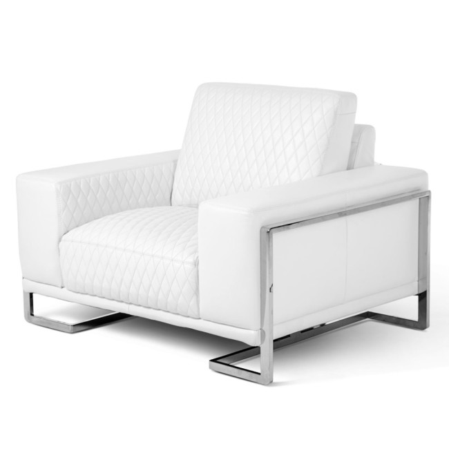 Mia Bella Gianna White Chair and a Half