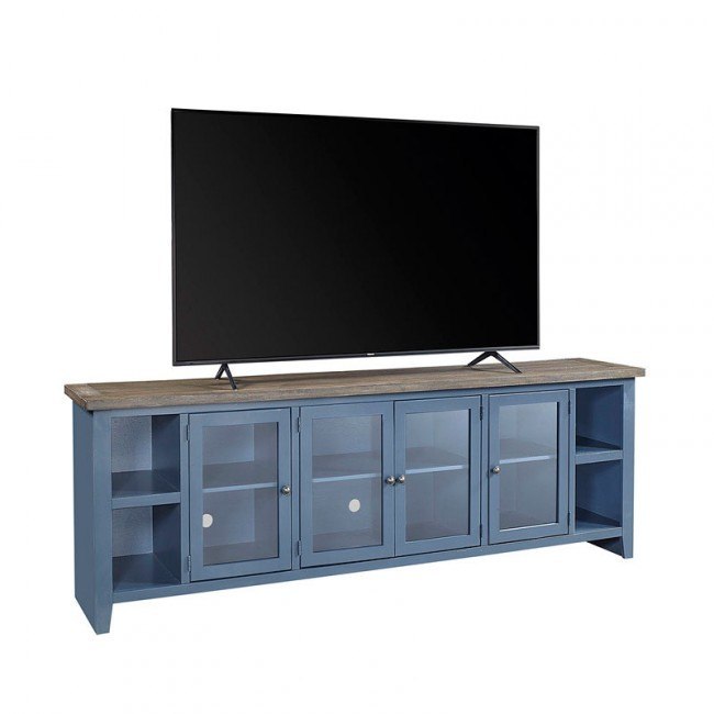 Eastport 97 Inch Console w/ 4 Doors (Malta Blue)