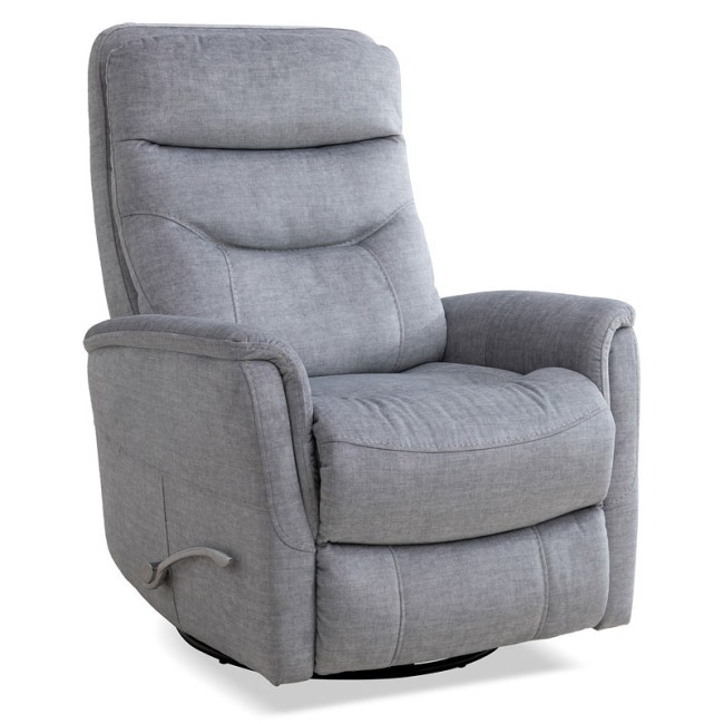 Gemini Capri Silver Swivel Glider Recliner