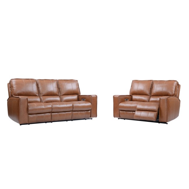 Rockford Verona Saddle Power Reclining Living Room Set