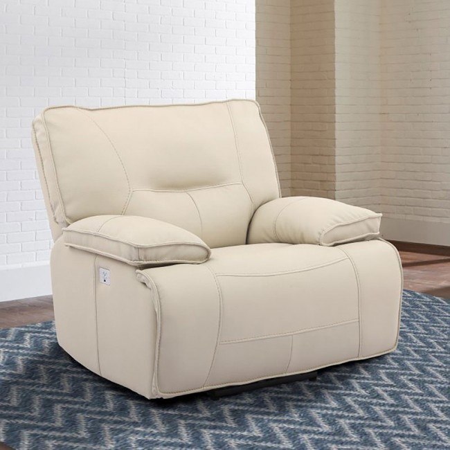 Spartacus Power Recliner w/ Power Headrest (Oyster)