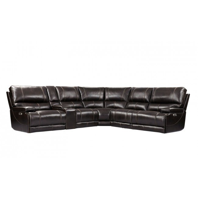 Whitman Modular Power Cordless Sectional (Verona Coffee)