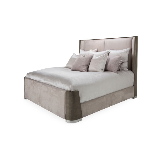 Roxbury Park Dual-Panel Upholstered Bed