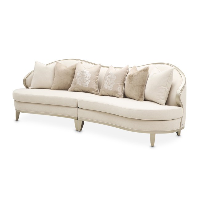 Camellia Field Cornsilk 2-Piece Sectional Sofa