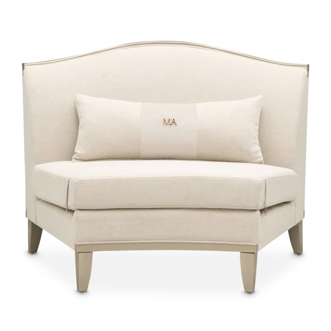 Camellia Field Cornsilk Armless Chair