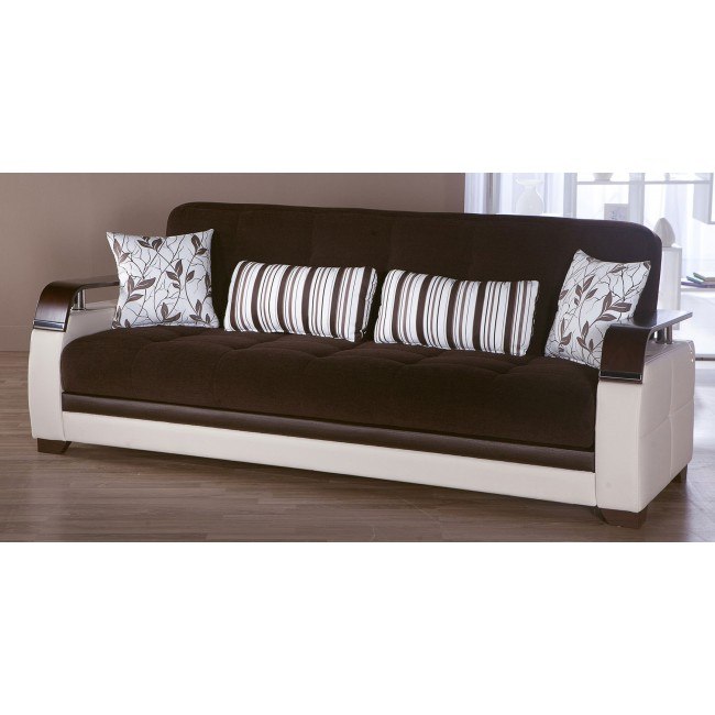 Natural 3 Seat Sleeper (Colins Brown)
