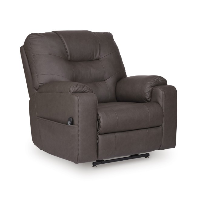 Bennet-Pier Gunmetal Power Lift Recliner
