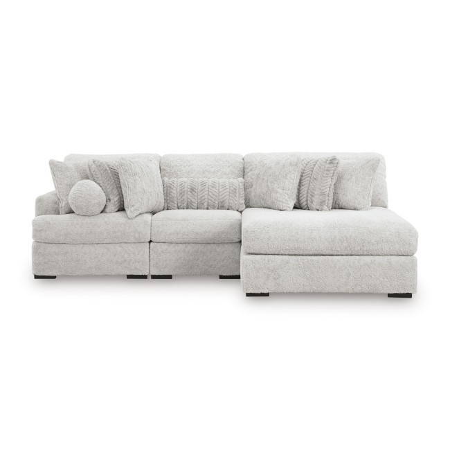 Cuddlesome Arctic 3-Piece Right Chaise Sectional