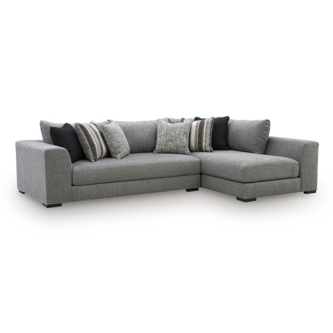 Wildwood Manor Smolder Dual Corner Chaise Sectional