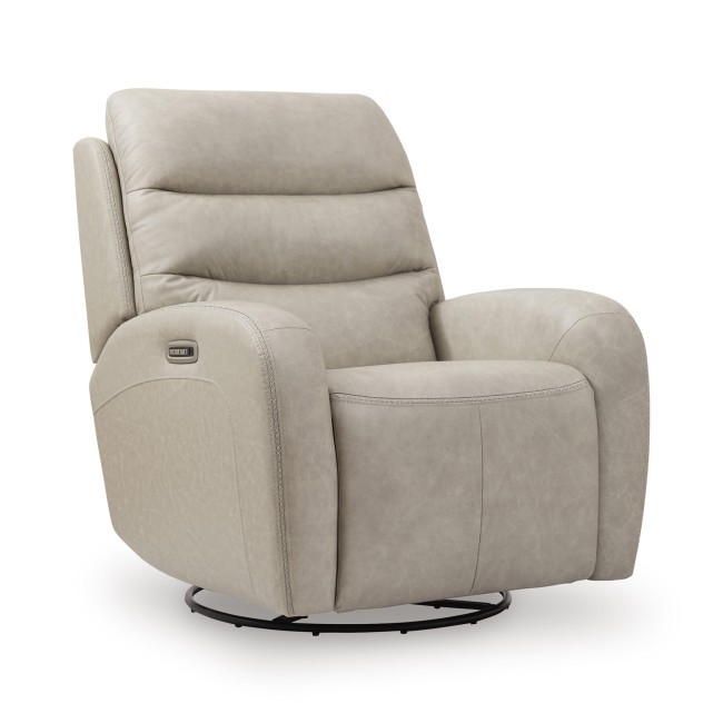 Starlight Scenes Stonewash Swivel Glider Power Recliner