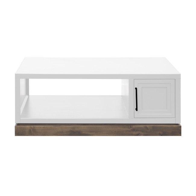 Nora Jasmine White with Barnwood Cocktail Table