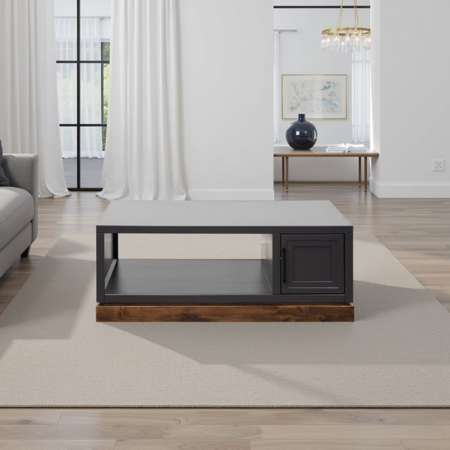 Nora Seal Skin with Whiskey Occasional Table Set