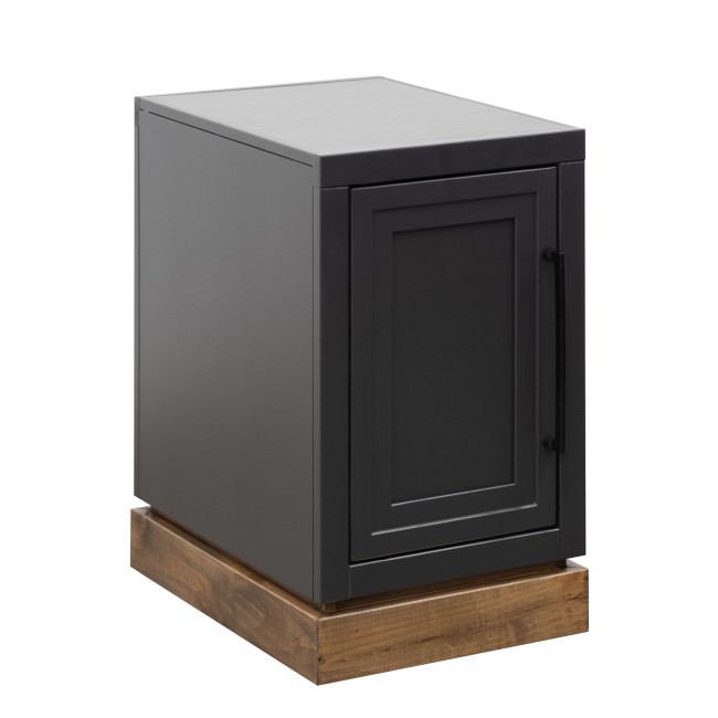 Nora Seal Skin with Whiskey Chairside Table