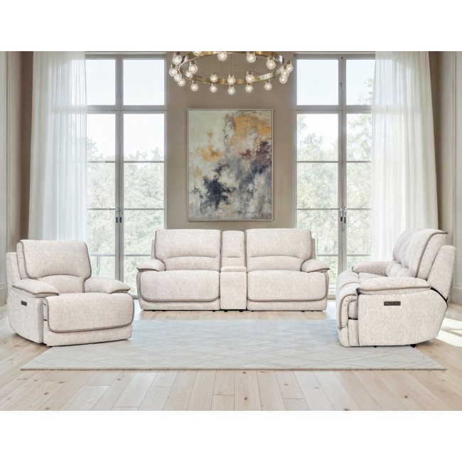 Olsen Dove Power Reclining Living Room Set