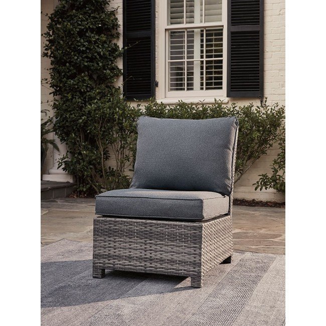 Salem Beach Outdoor Armless Chair Signature Design Furniture Cart