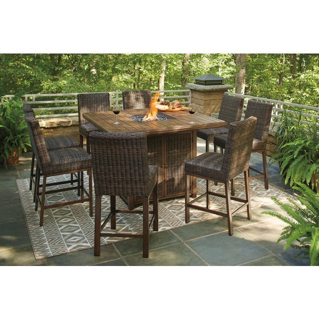 Fire pit bistro store table