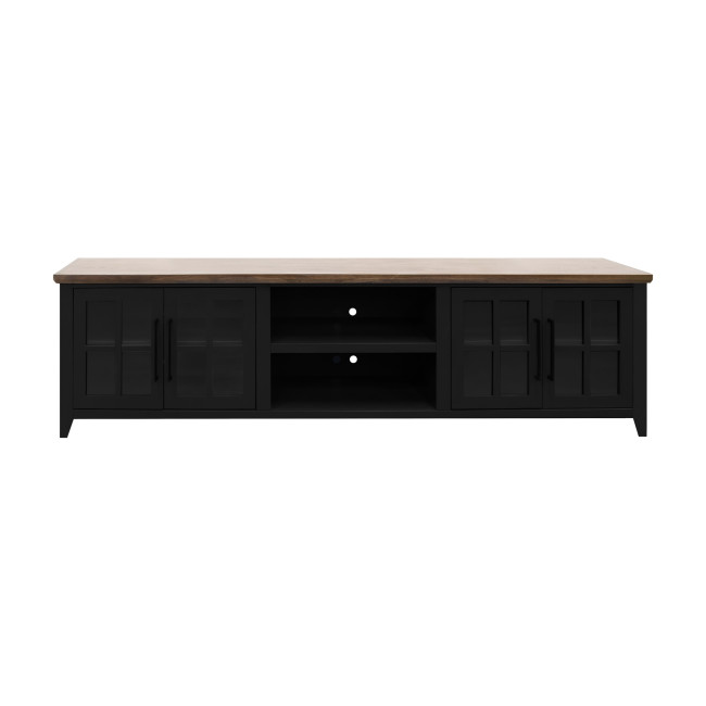 Providence Black with Bourbon 96-inch TV Console