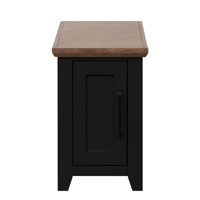 Providence Black with Bourbon Chairside Table