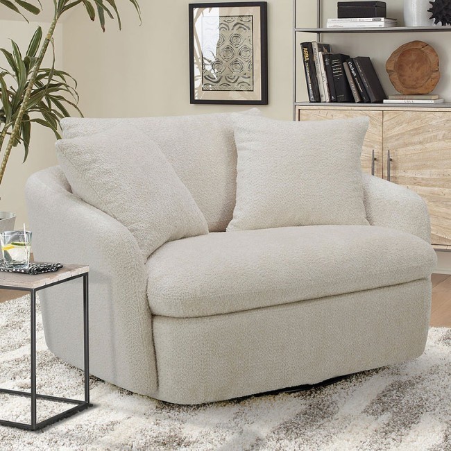 Large sales swivel chair