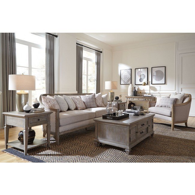 Lancaster lift up coffee table grey 2025